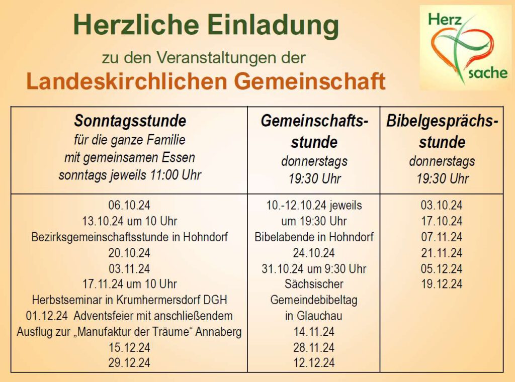 Mehr über den Artikel erfahren Veranstaltungen Krumhermersdorf 4/2024